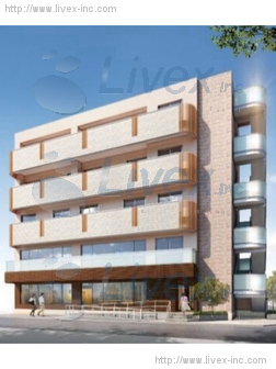 BLOOMのぼりとビル