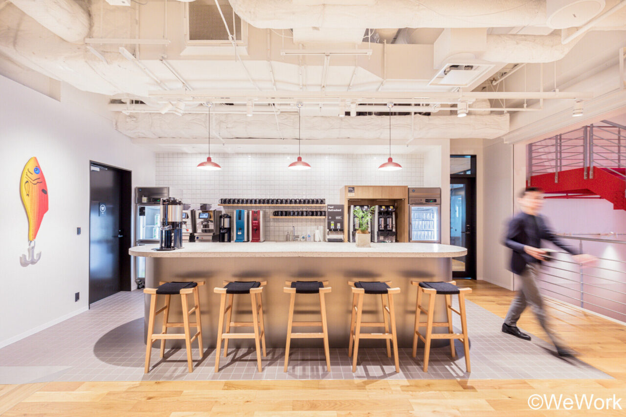 20181228 WeWork Ocean Gate - Kitchen - Wide-2