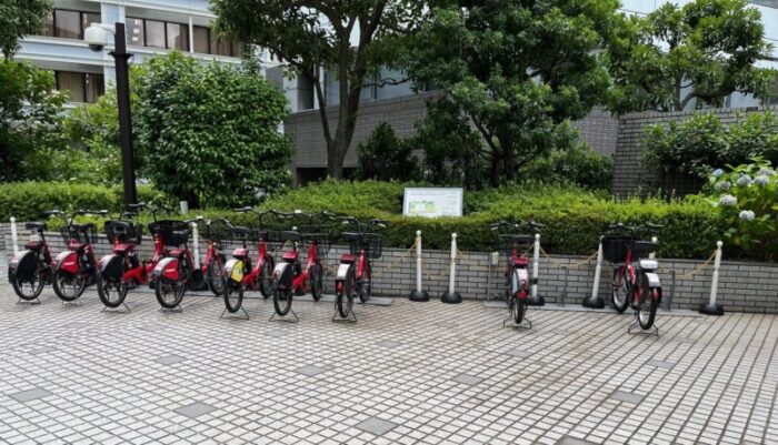 紀尾井町ビルのレンタサイクル