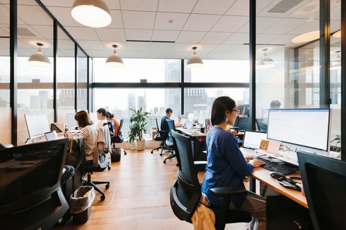 weworkで働く女性