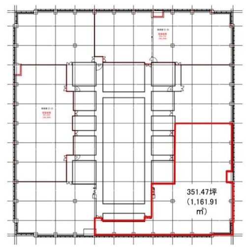 品川シーズンテラス12階平面図