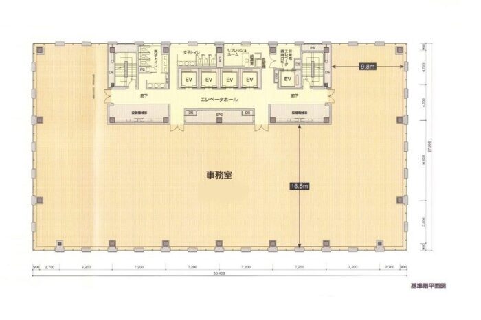 台場ガーデンシティビル平面図