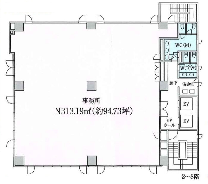 音羽 江戸川橋 ビル 図面 レイアウト例