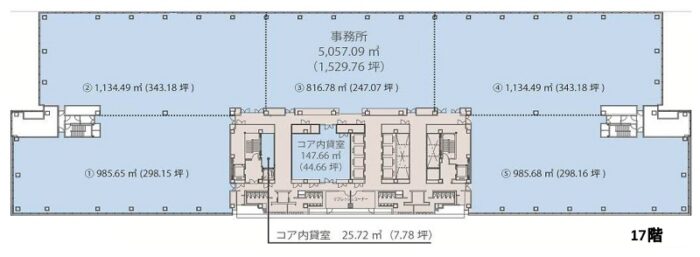 中野セントラルパークサウス 平面図