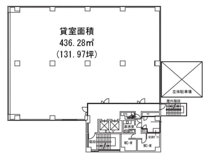 明治安田生命秋葉原ビル平面図