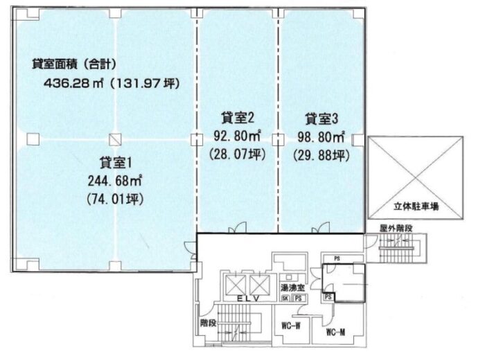 明治安田生命秋葉原ビル分割レイアウト