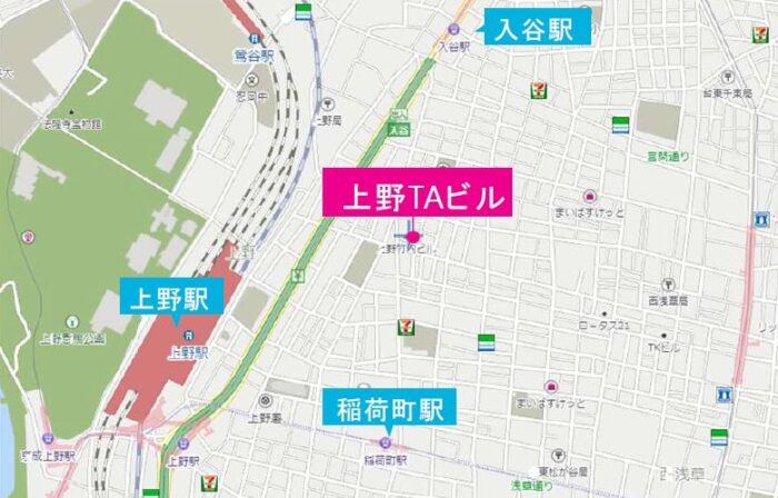 上野TAビル マップ