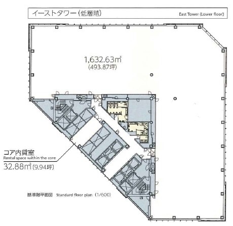 オフィスフロア　低層基準階