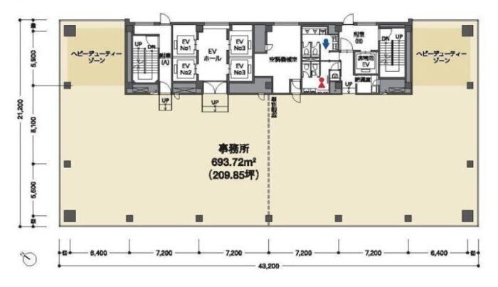 八丁堀トーセイビル平面図