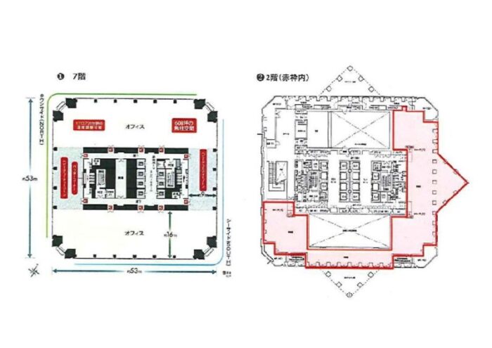 シーバンスS館　平面図