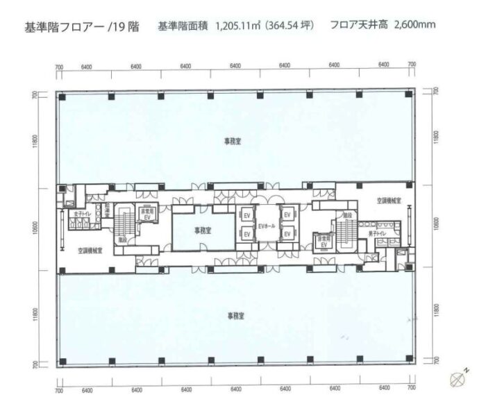 エピックタワー新横浜の平面図