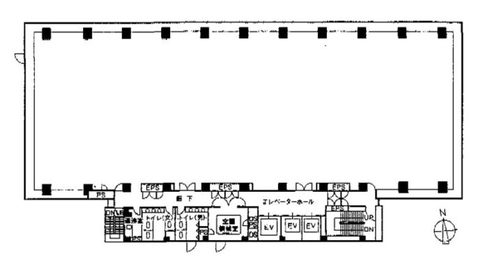 リバーサイド品川港南ビル平面図