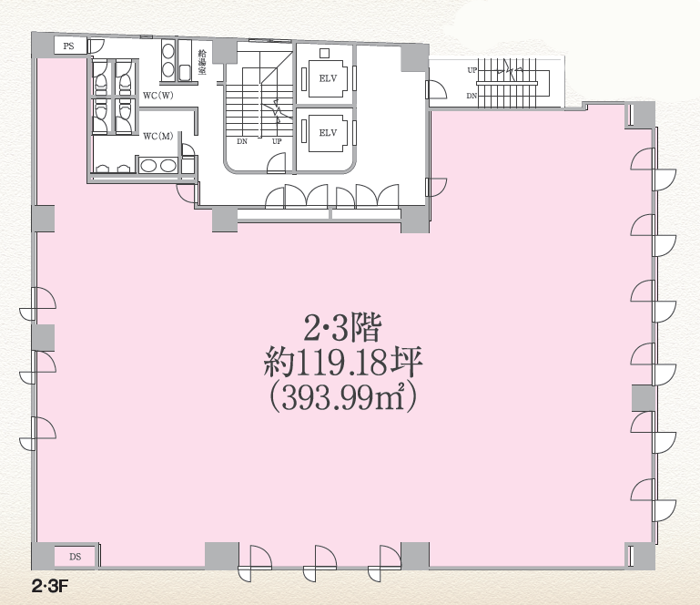 花蝶ビル 平面図