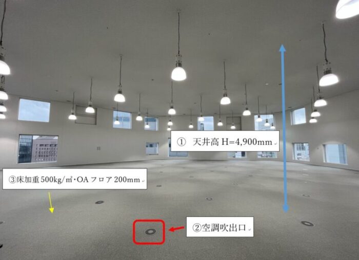 ヒューリック青山第２ビルフロア設備１