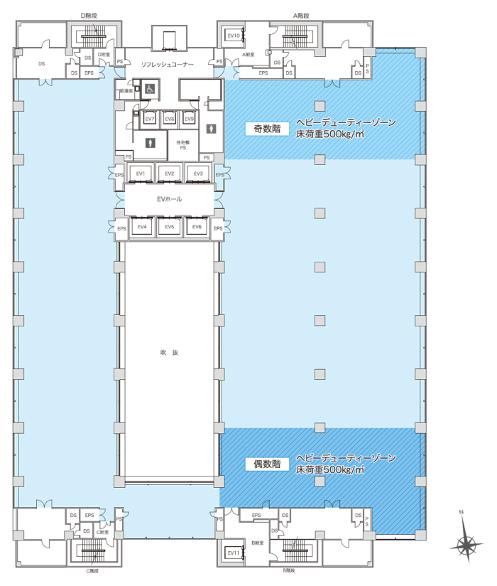 リバーサイド隅田の平面図