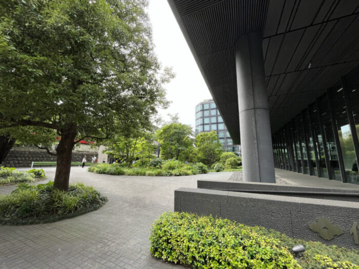 赤坂センタービルの緑地スペース