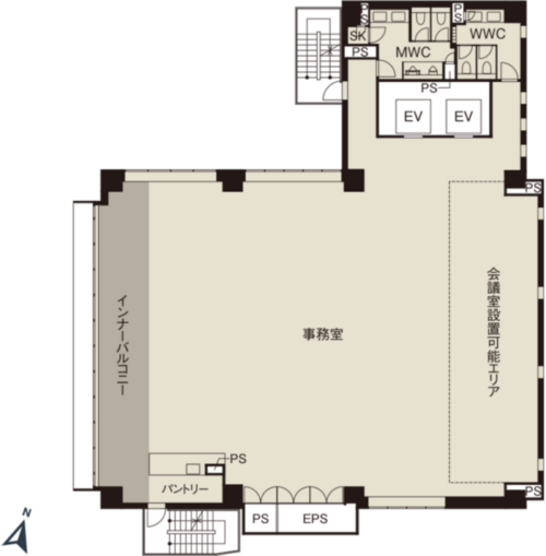 CIRCLES市ヶ谷の平面図