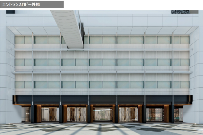 晴海アイランドトリトンスクエアオフィスタワーX棟の大規模リニューアルイメージ