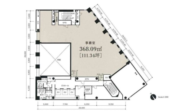 ルオーゴ汐留2階平面図