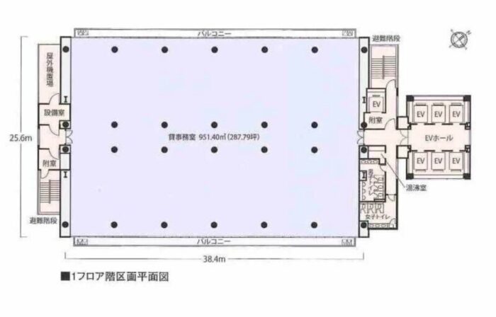 新横浜スクエアビル平面図