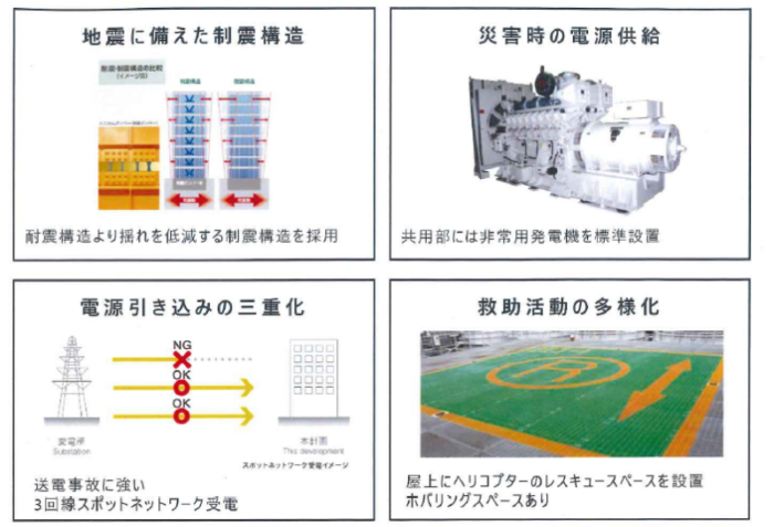 キャナルタワー防災情報