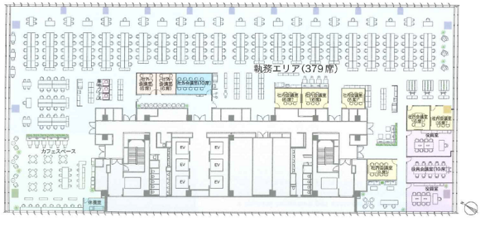 田町駅前建替プロジェクト レイアウトプラン1