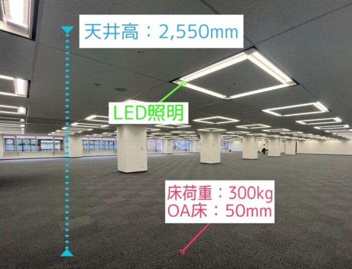 東京美術俱楽部　オフィスフロア