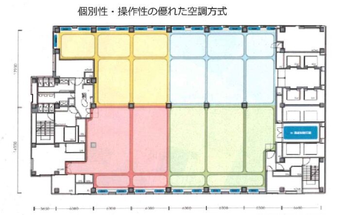 東京フロントテラスの個別空調