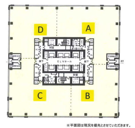 アクアリアタワー横浜の平面図