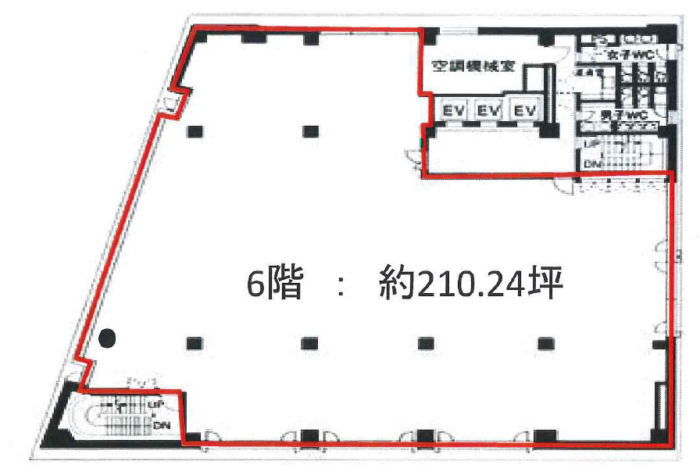 KDX江戸橋の平面図