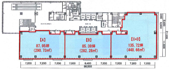フロンティア武蔵小杉N棟の平面図
