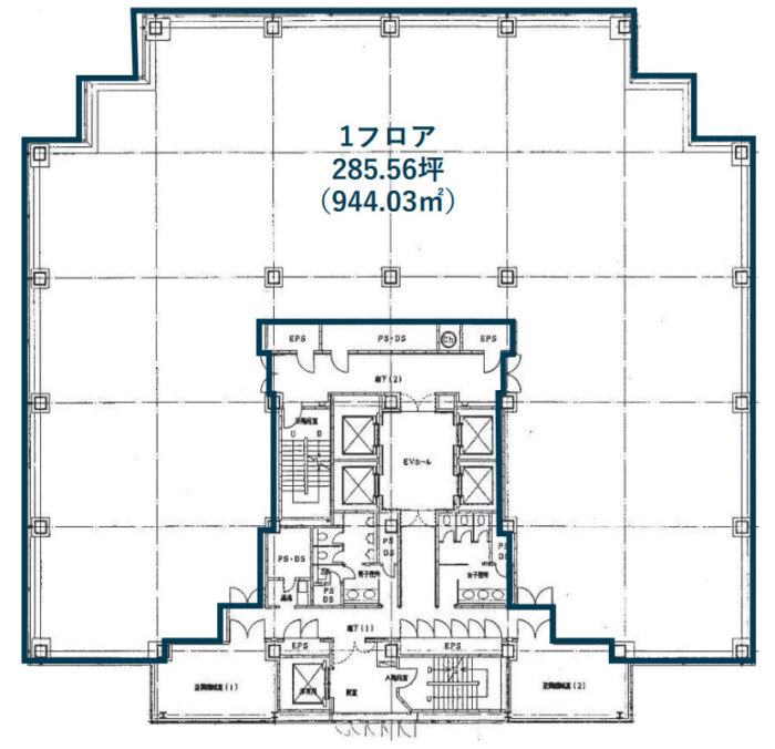 FOREFRONT TOWERⅡの平面図