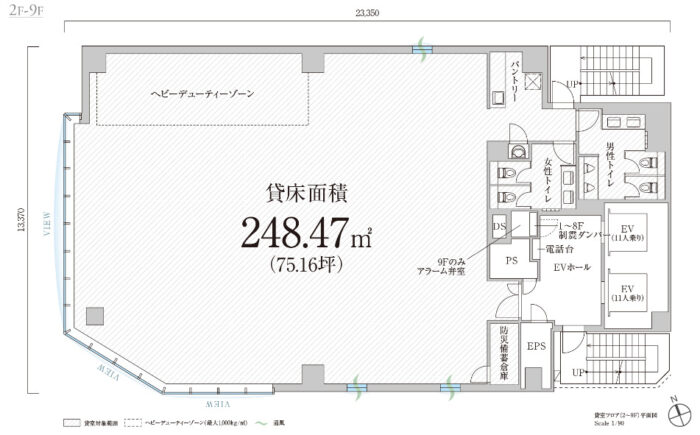 PMO新橋の平面図