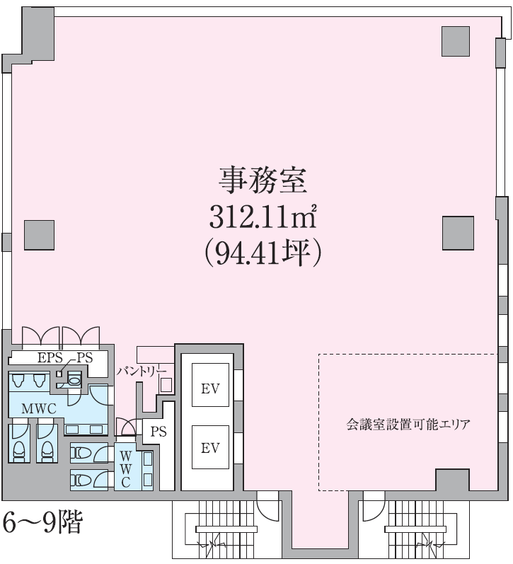 CIRCLES五反田の平面図