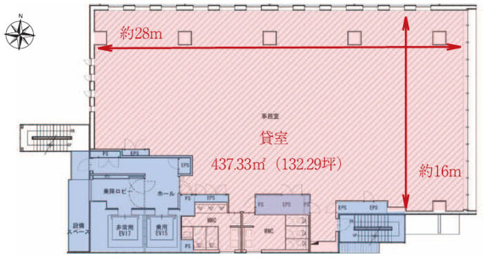 Spark SHIBUYAの平面図