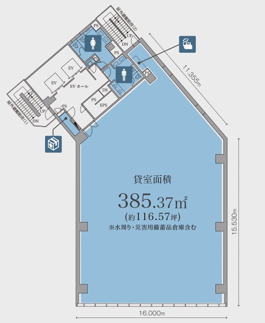 基準階 平面図