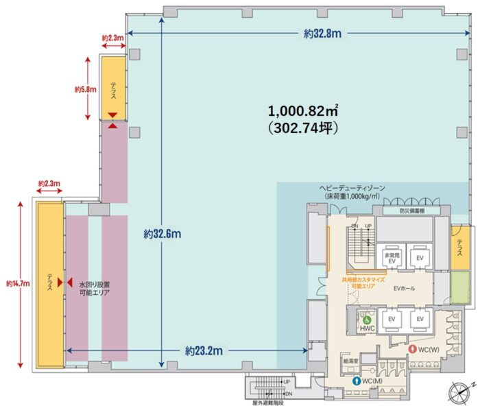 基準階 平面図