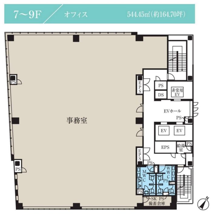 榊原記念ビル　平面図