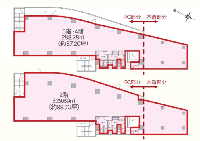 TQ渋谷宇田川町の平面図