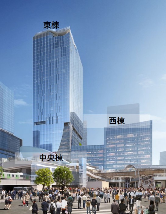 渋谷スクランブルスクエアの竣工イメージ