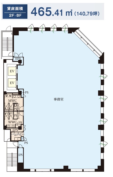 スイテ新御徒町の平面図