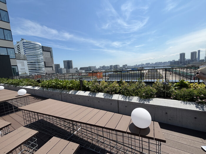 豊洲セイルパークのシェア企業「TAMESU」屋上菜園