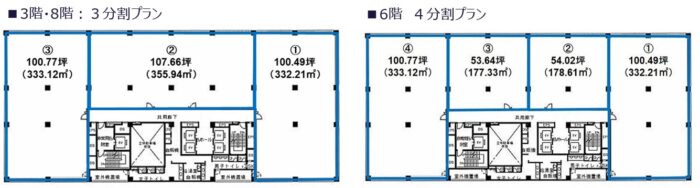 東陽MKビル　分割プラン