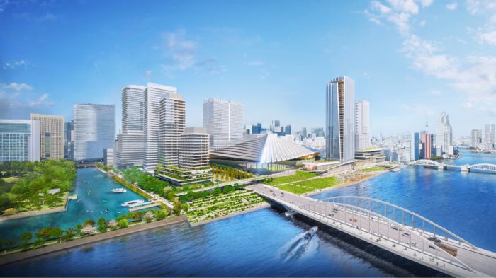 築地まちづくり事業のイメージ