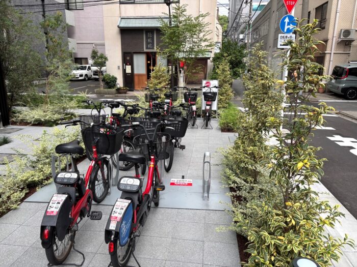 BIZCORE西新橋　シェアサイクル