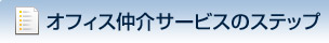 オフィス仲介サービスのステップ